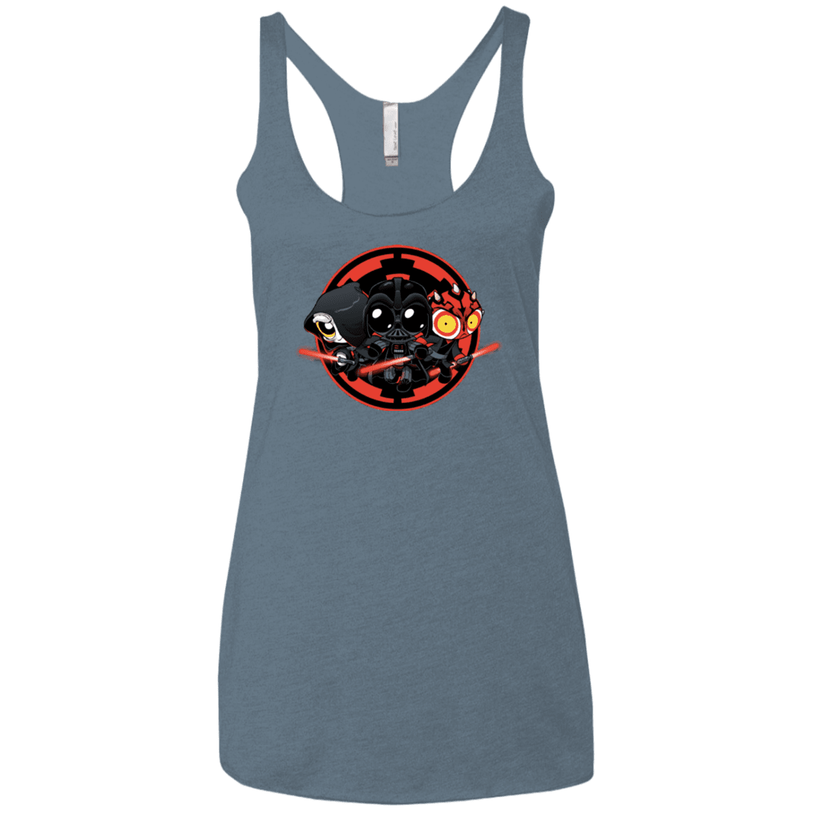 T-Shirts Indigo / X-Small Darkside (1) Women's Triblend Racerback Tank