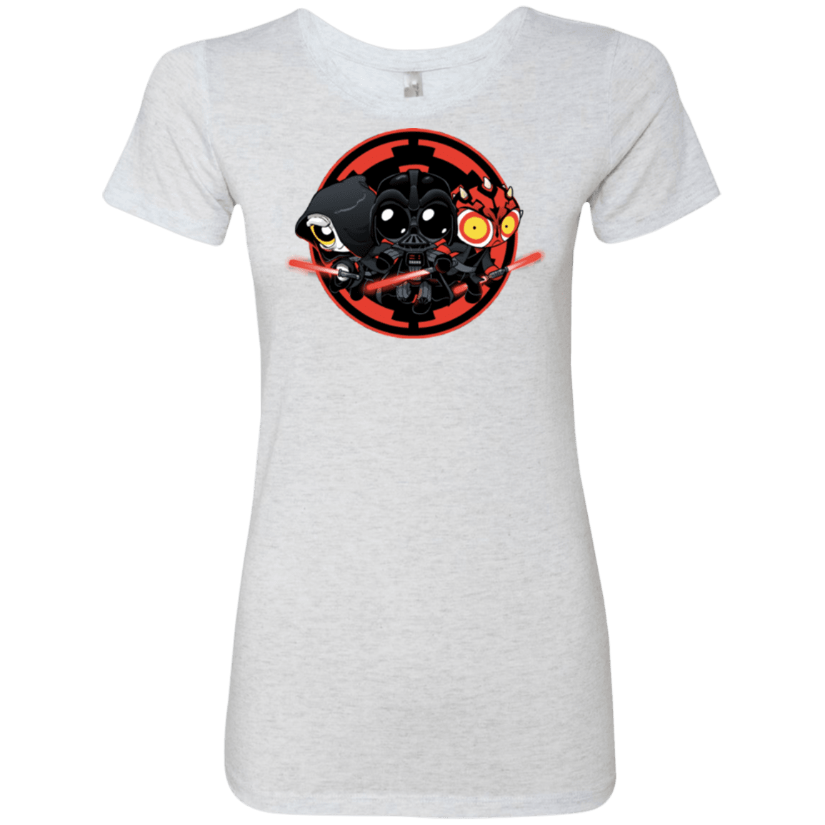 T-Shirts Heather White / Small Darkside (1) Women's Triblend T-Shirt