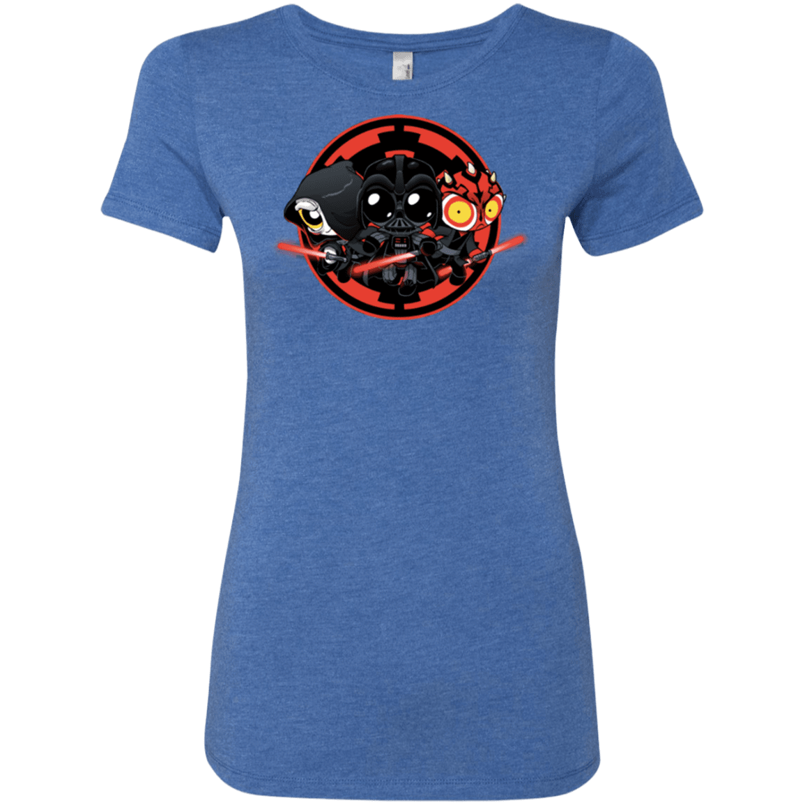 T-Shirts Vintage Royal / Small Darkside (1) Women's Triblend T-Shirt