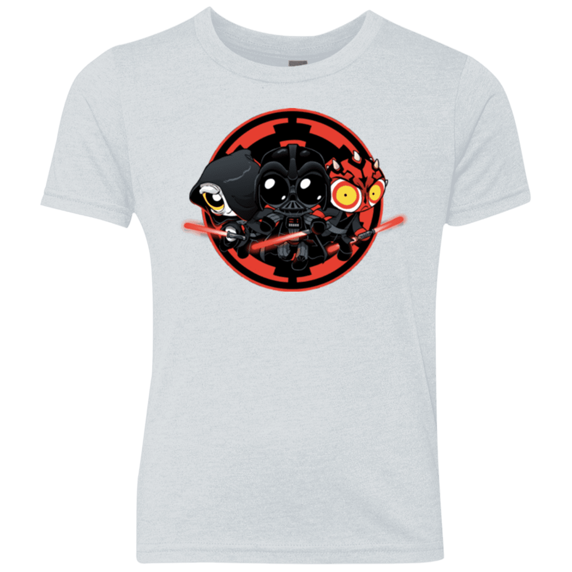 T-Shirts Heather White / YXS Darkside (1) Youth Triblend T-Shirt
