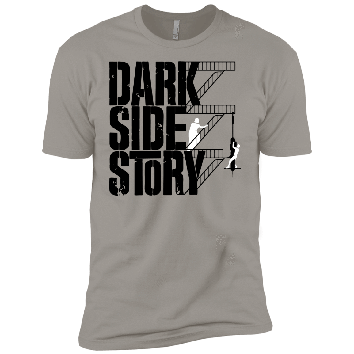 T-Shirts Light Grey / YXS DARKSIDE STORY Boys Premium T-Shirt