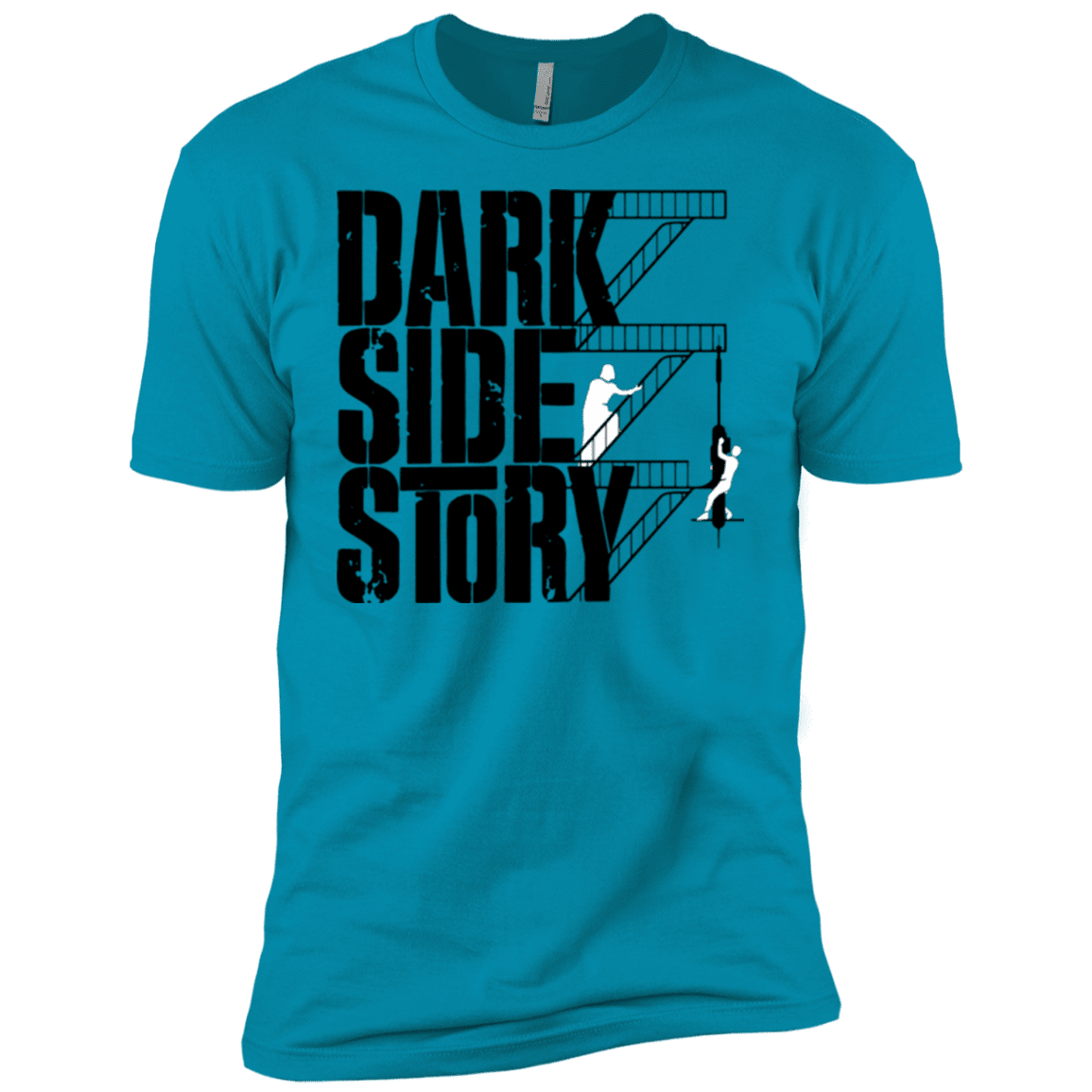 T-Shirts Turquoise / YXS DARKSIDE STORY Boys Premium T-Shirt