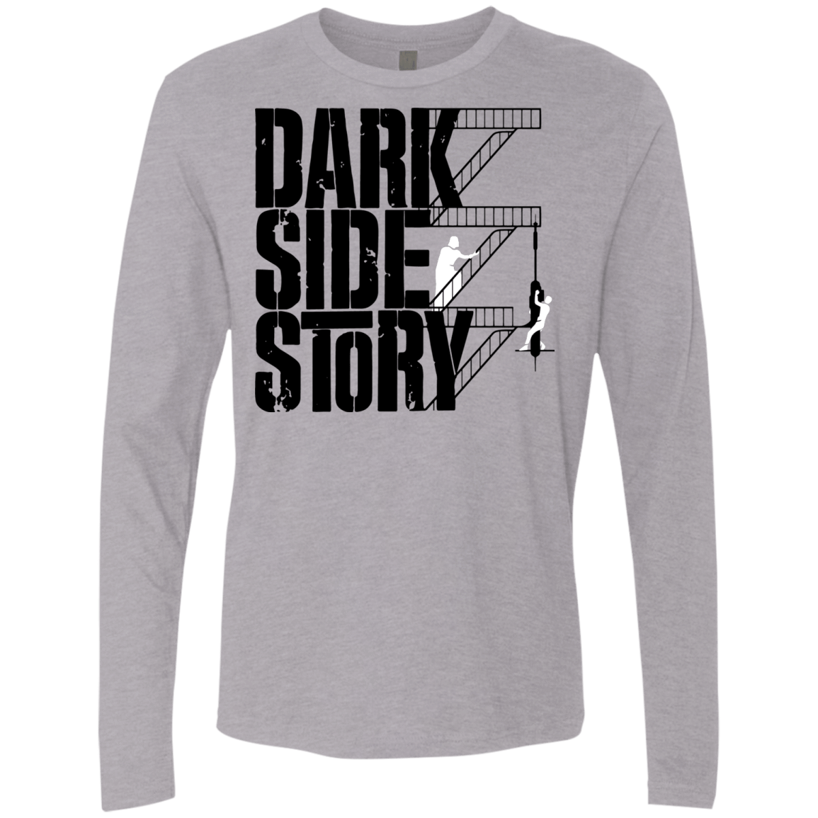T-Shirts Heather Grey / Small DARKSIDE STORY Men's Premium Long Sleeve