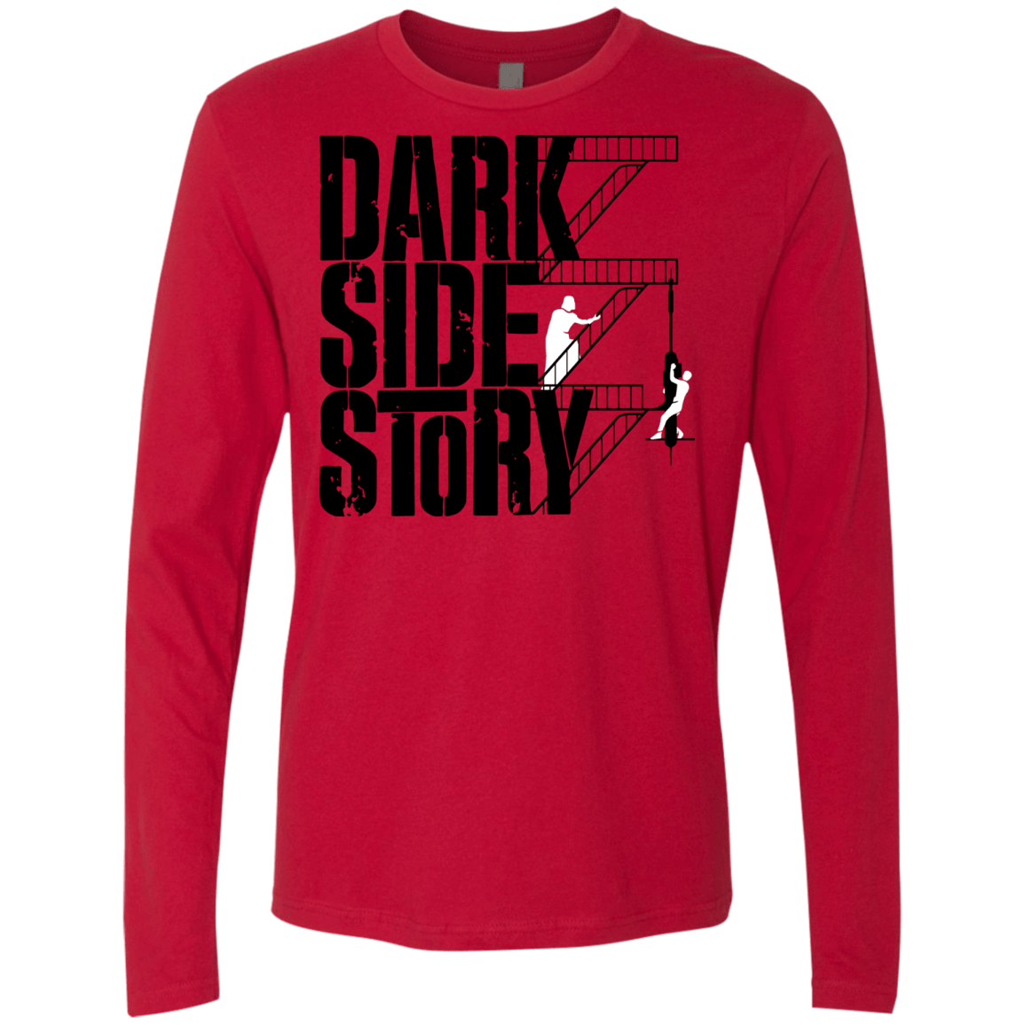 T-Shirts Red / Small DARKSIDE STORY Men's Premium Long Sleeve