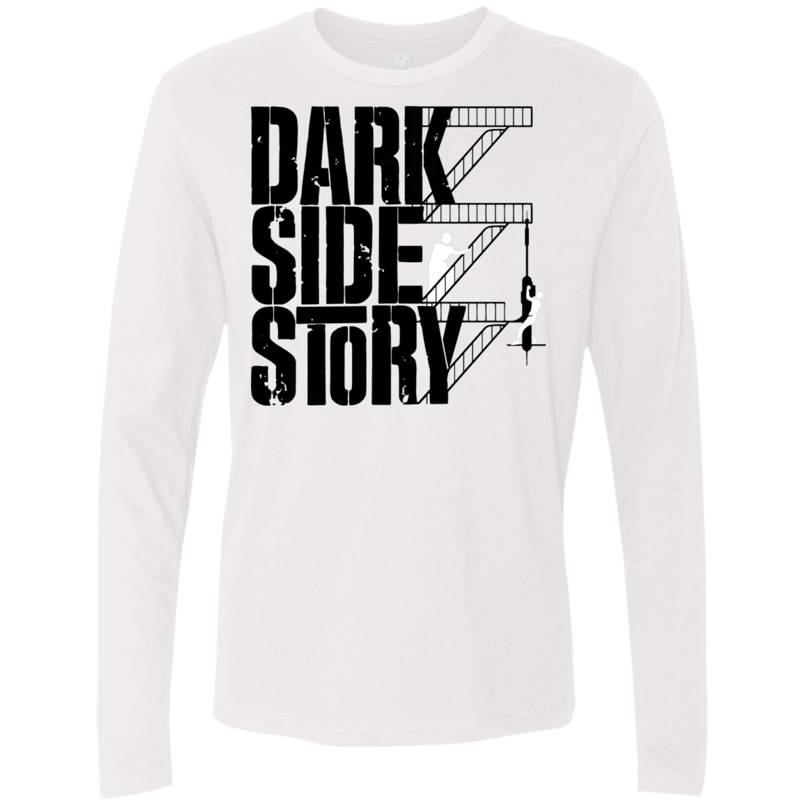 T-Shirts White / Small DARKSIDE STORY Men's Premium Long Sleeve