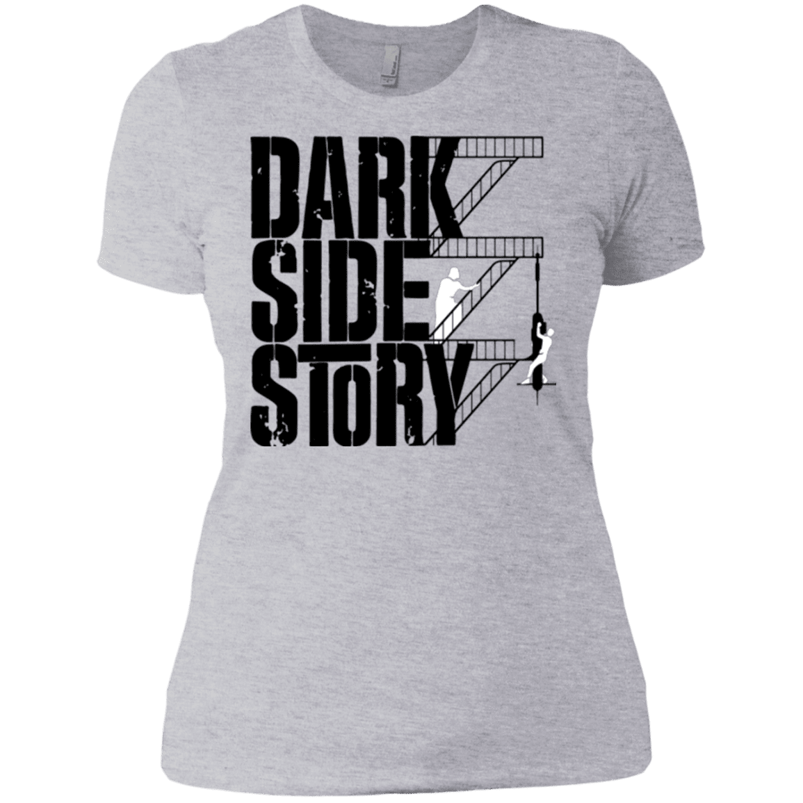 T-Shirts Heather Grey / X-Small DARKSIDE STORY Women's Premium T-Shirt