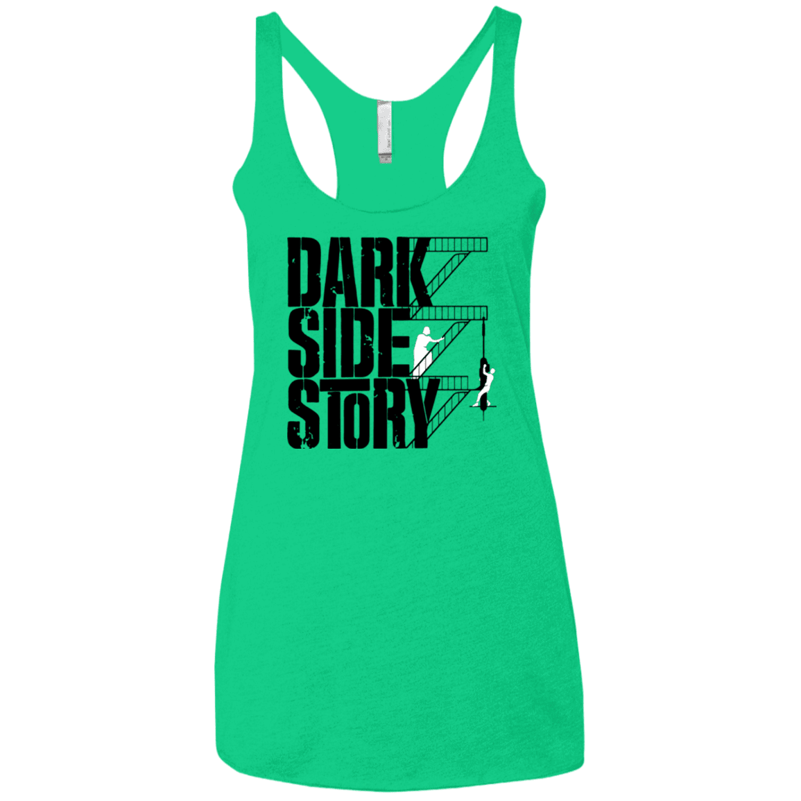T-Shirts Envy / X-Small DARKSIDE STORY Women's Triblend Racerback Tank