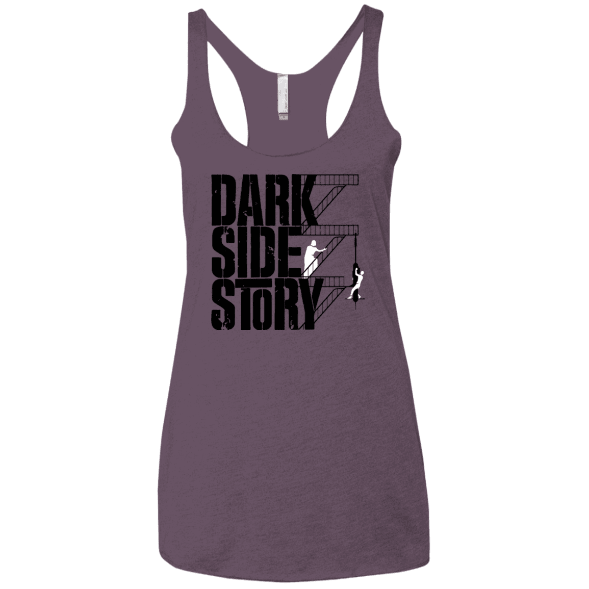 T-Shirts Vintage Purple / X-Small DARKSIDE STORY Women's Triblend Racerback Tank