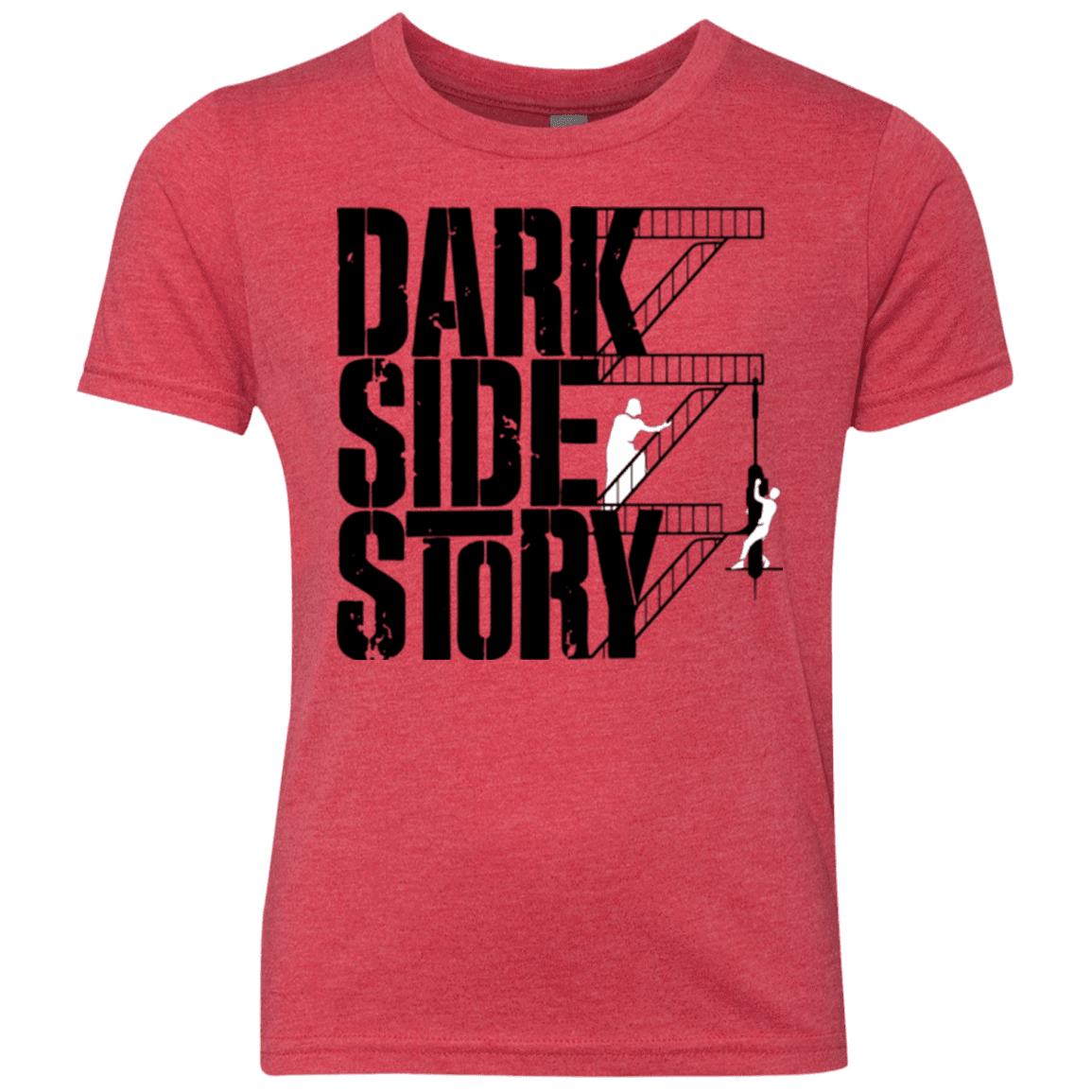 T-Shirts Vintage Red / YXS DARKSIDE STORY Youth Triblend T-Shirt