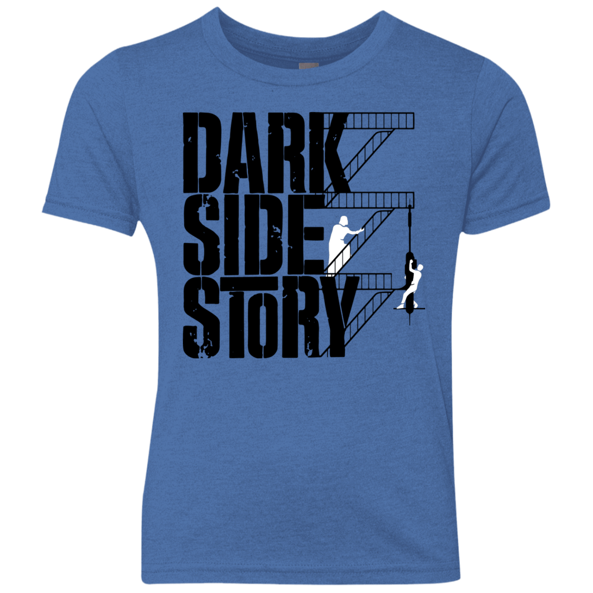 T-Shirts Vintage Royal / YXS DARKSIDE STORY Youth Triblend T-Shirt