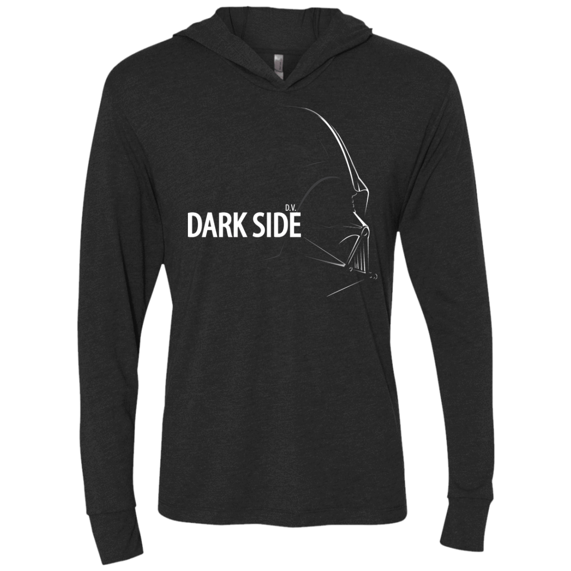 T-Shirts Vintage Black / X-Small DARKSIDE Triblend Long Sleeve Hoodie Tee