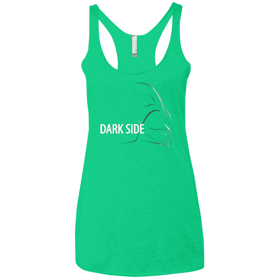 T-Shirts Envy / X-Small DARKSIDE Women's Triblend Racerback Tank