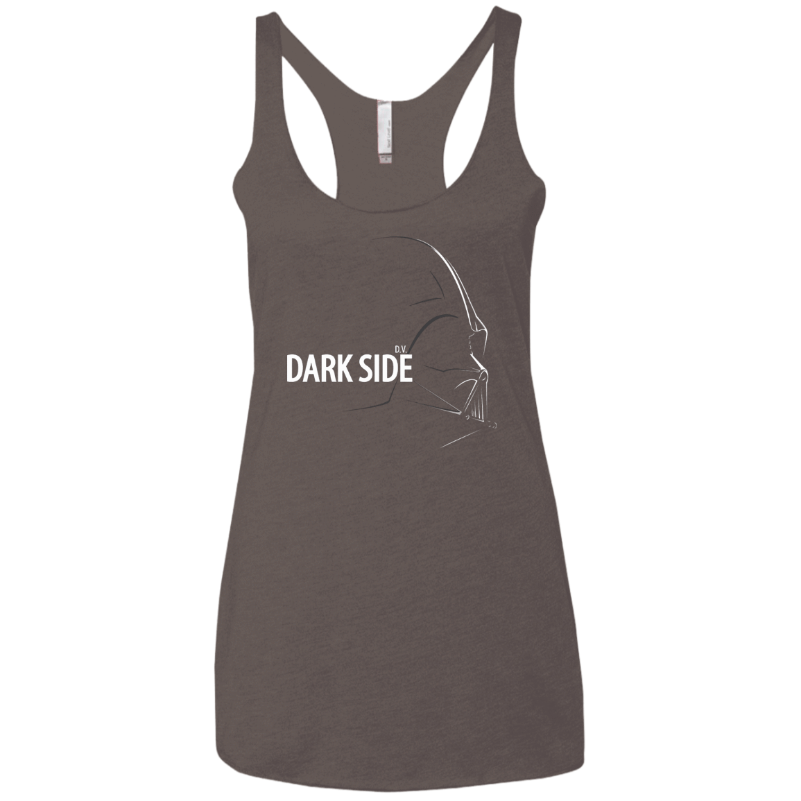 T-Shirts Macchiato / X-Small DARKSIDE Women's Triblend Racerback Tank