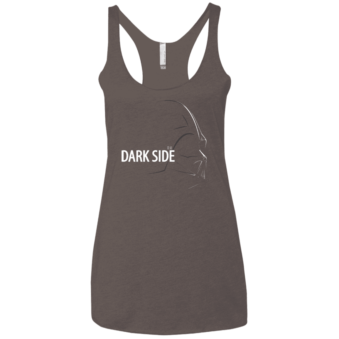 T-Shirts Macchiato / X-Small DARKSIDE Women's Triblend Racerback Tank