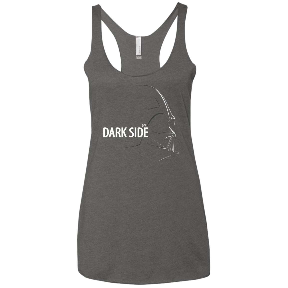 T-Shirts Premium Heather / X-Small DARKSIDE Women's Triblend Racerback Tank