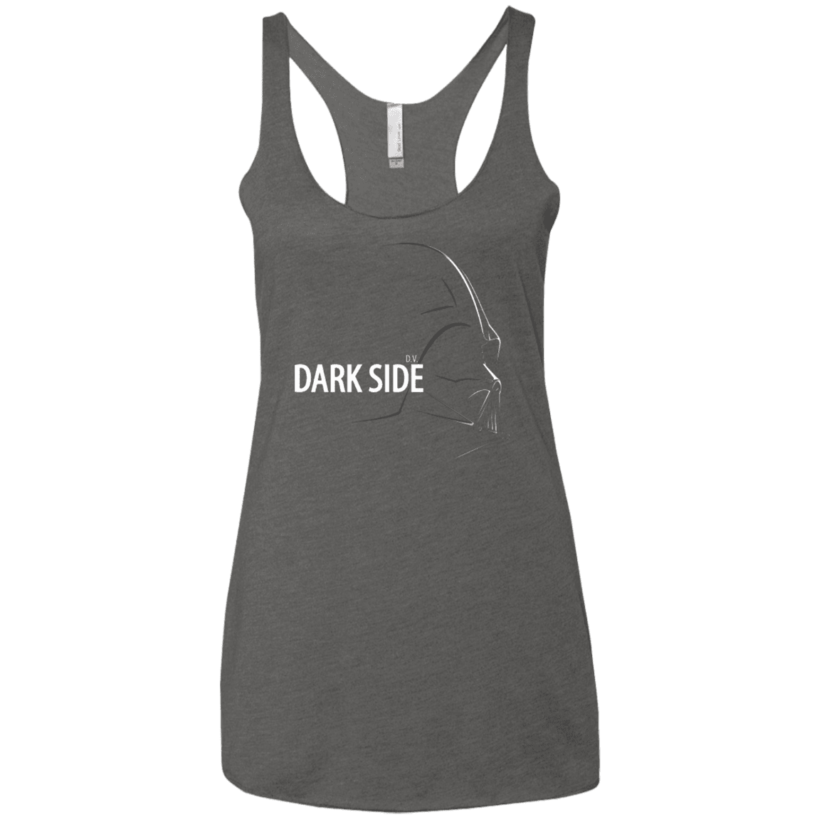 T-Shirts Premium Heather / X-Small DARKSIDE Women's Triblend Racerback Tank