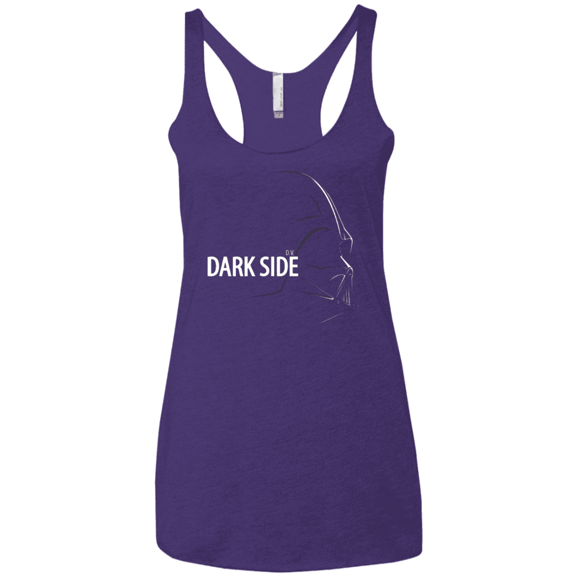 T-Shirts Purple / X-Small DARKSIDE Women's Triblend Racerback Tank