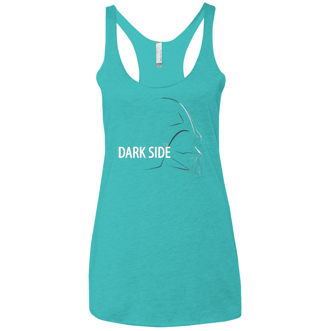 T-Shirts Tahiti Blue / X-Small DARKSIDE Women's Triblend Racerback Tank