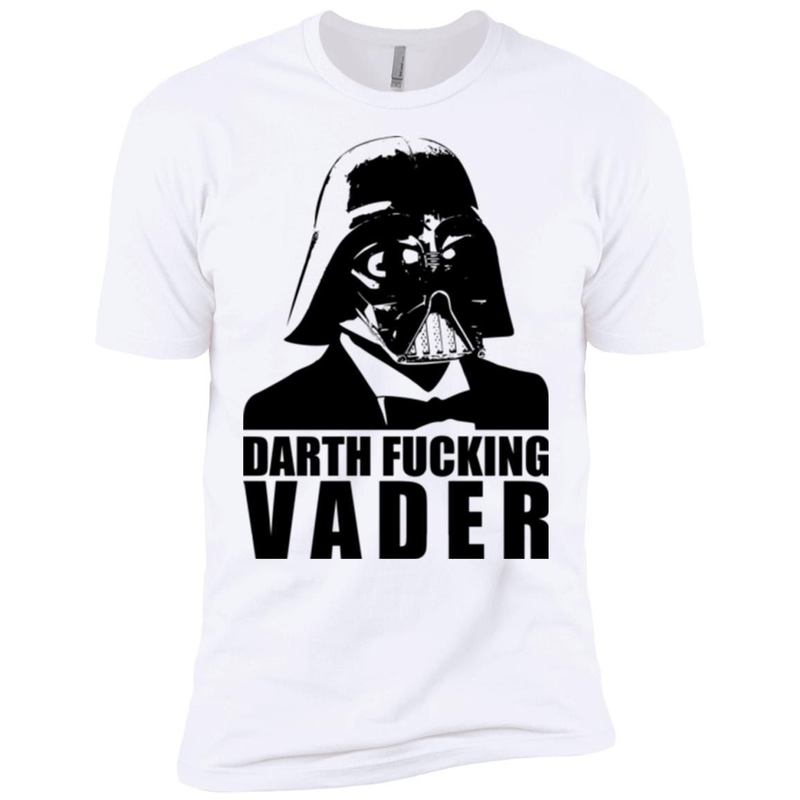 T-Shirts White / X-Small Dart Fucking Vader Men's Premium T-Shirt