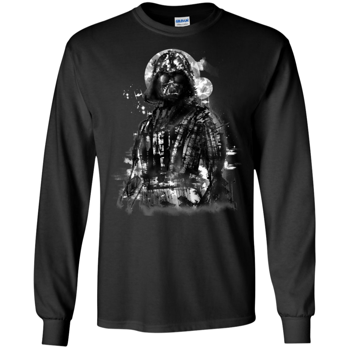 Darth Bot Men's Long Sleeve T-Shirt