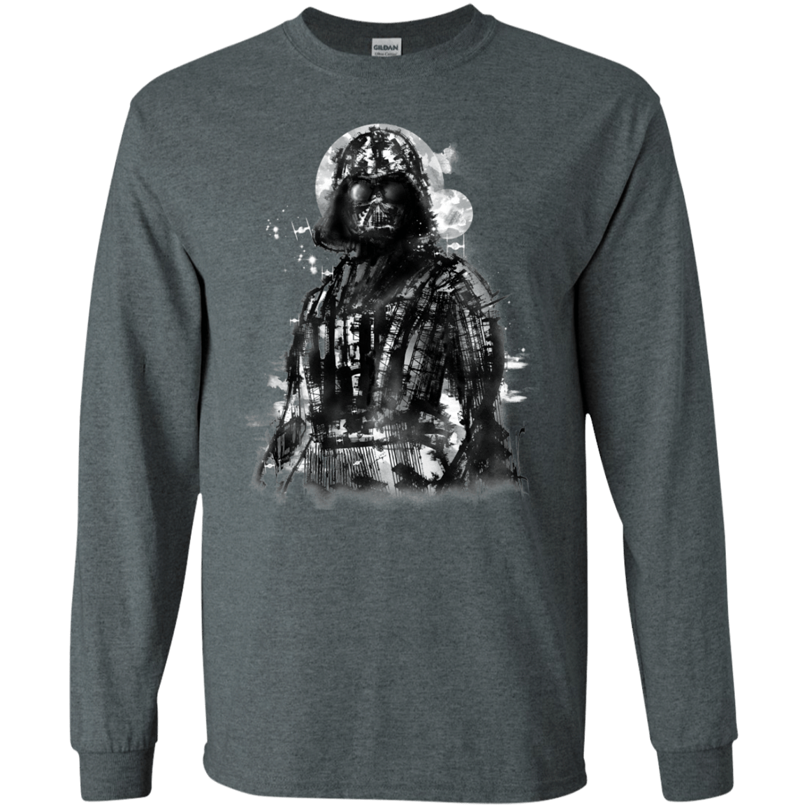 Darth Bot Men's Long Sleeve T-Shirt