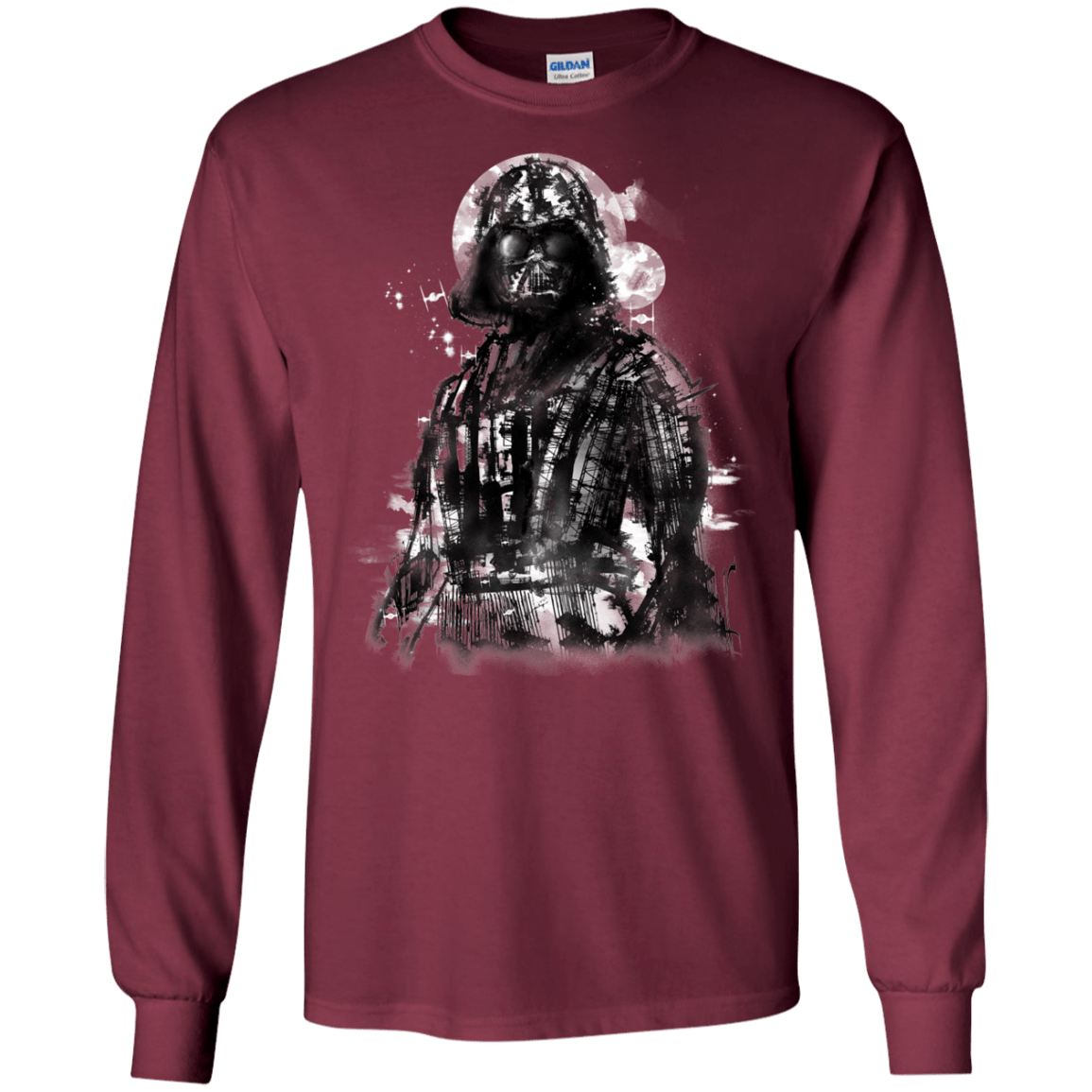 Darth Bot Men's Long Sleeve T-Shirt