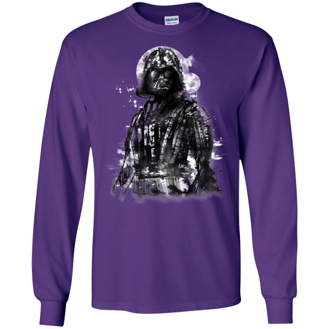 Darth Bot Men's Long Sleeve T-Shirt