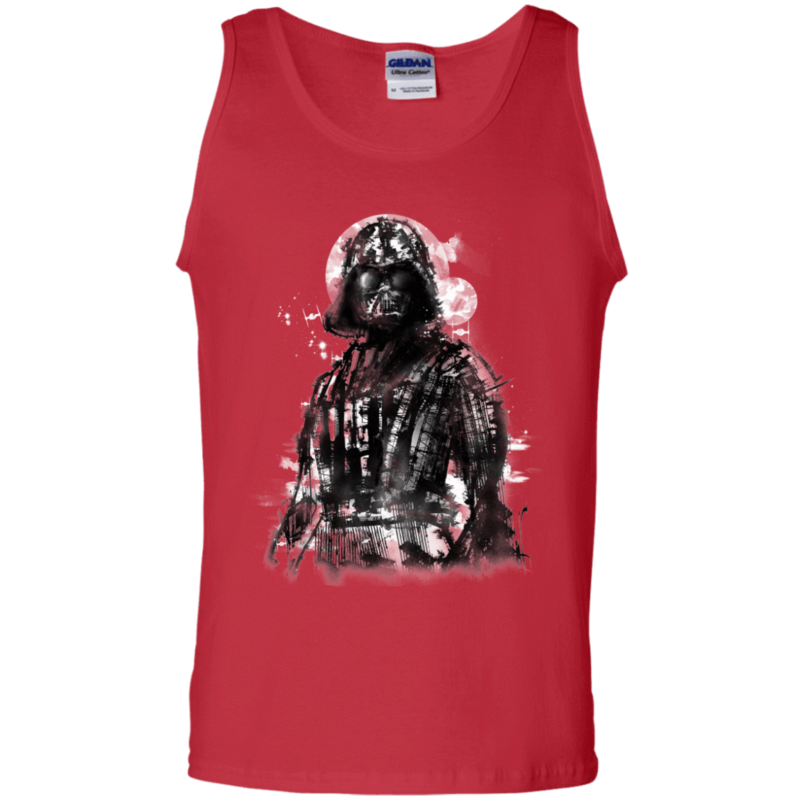 T-Shirts Red / S Darth Bot Men's Tank Top