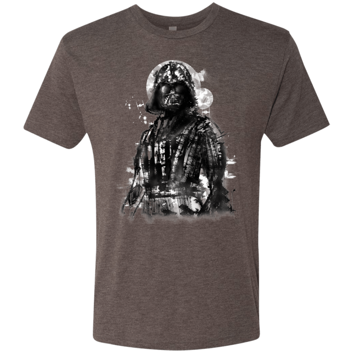 T-Shirts Macchiato / S Darth Bot Men's Triblend T-Shirt