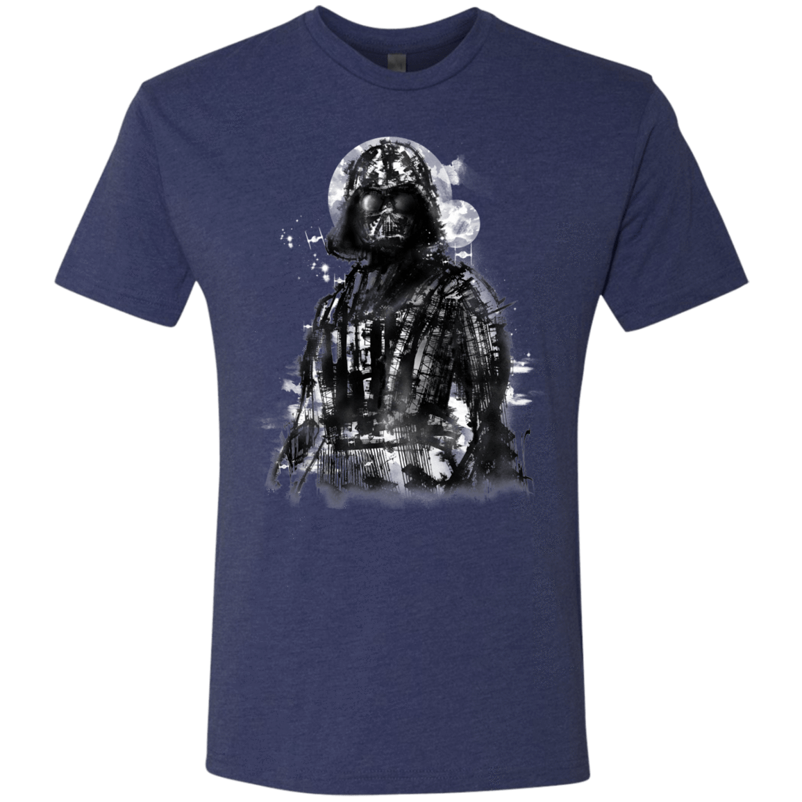 T-Shirts Vintage Navy / S Darth Bot Men's Triblend T-Shirt