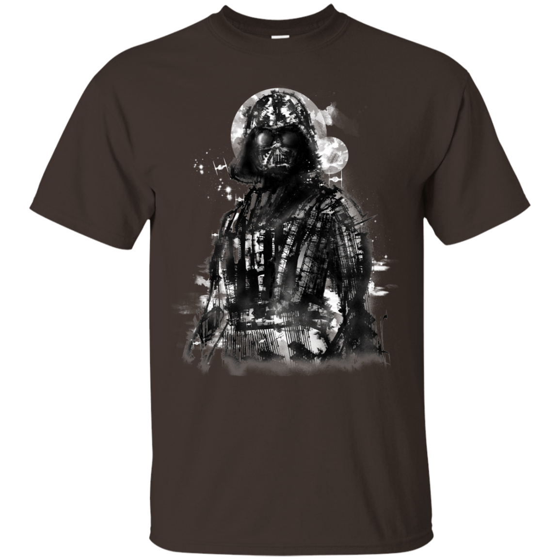 T-Shirts Dark Chocolate / S Darth Bot T-Shirt