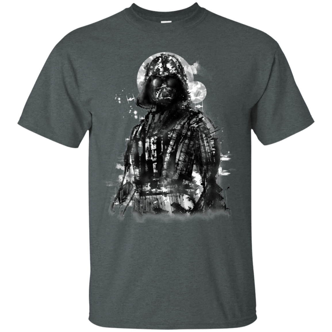 T-Shirts Dark Heather / S Darth Bot T-Shirt