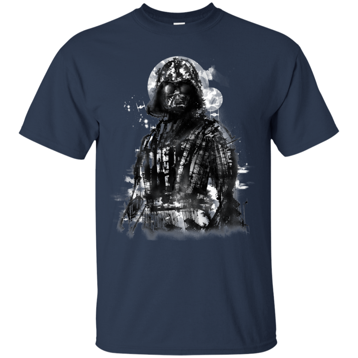 T-Shirts Navy / S Darth Bot T-Shirt