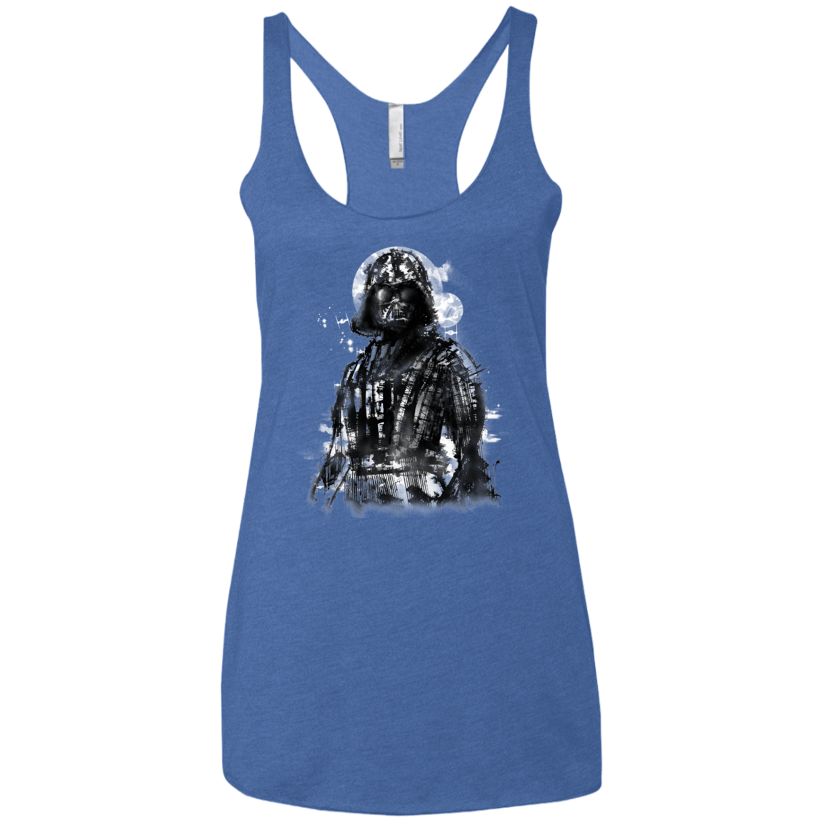 Darth Bot Women's Triblend Racerback Tank