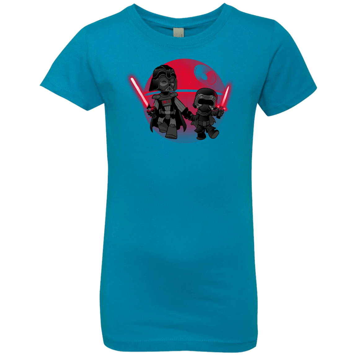 T-Shirts Turquoise / YXS Darth Grandpa Girls Premium T-Shirt