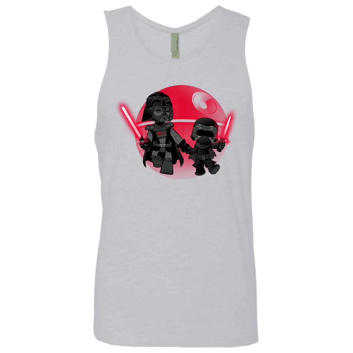 T-Shirts Heather Grey / Small Darth Grandpa Men's Premium Tank Top