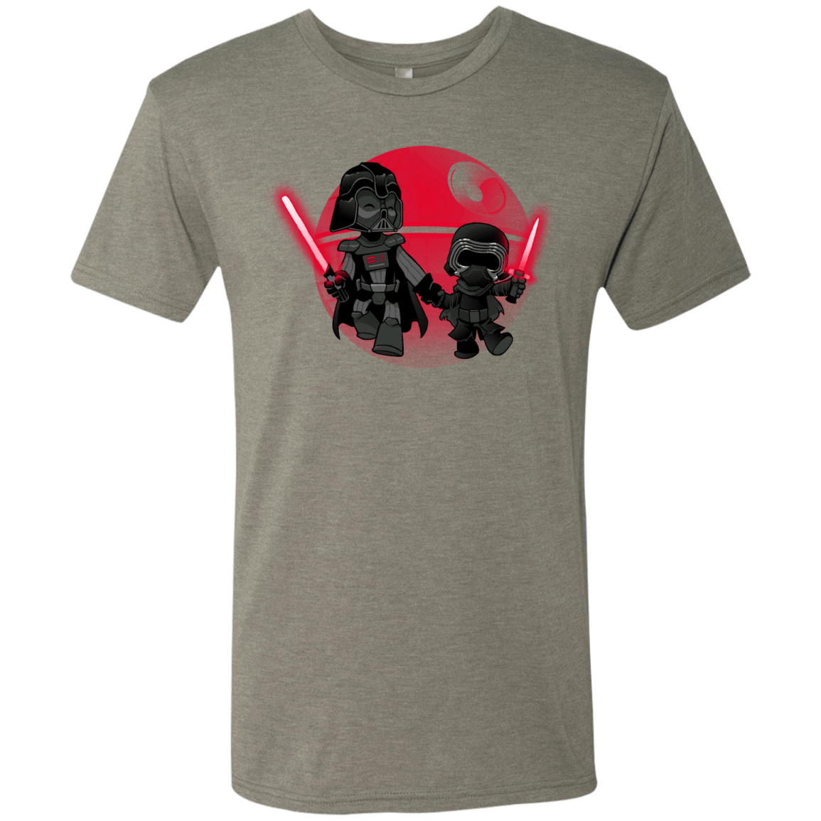 T-Shirts Venetian Grey / Small Darth Grandpa Men's Triblend T-Shirt