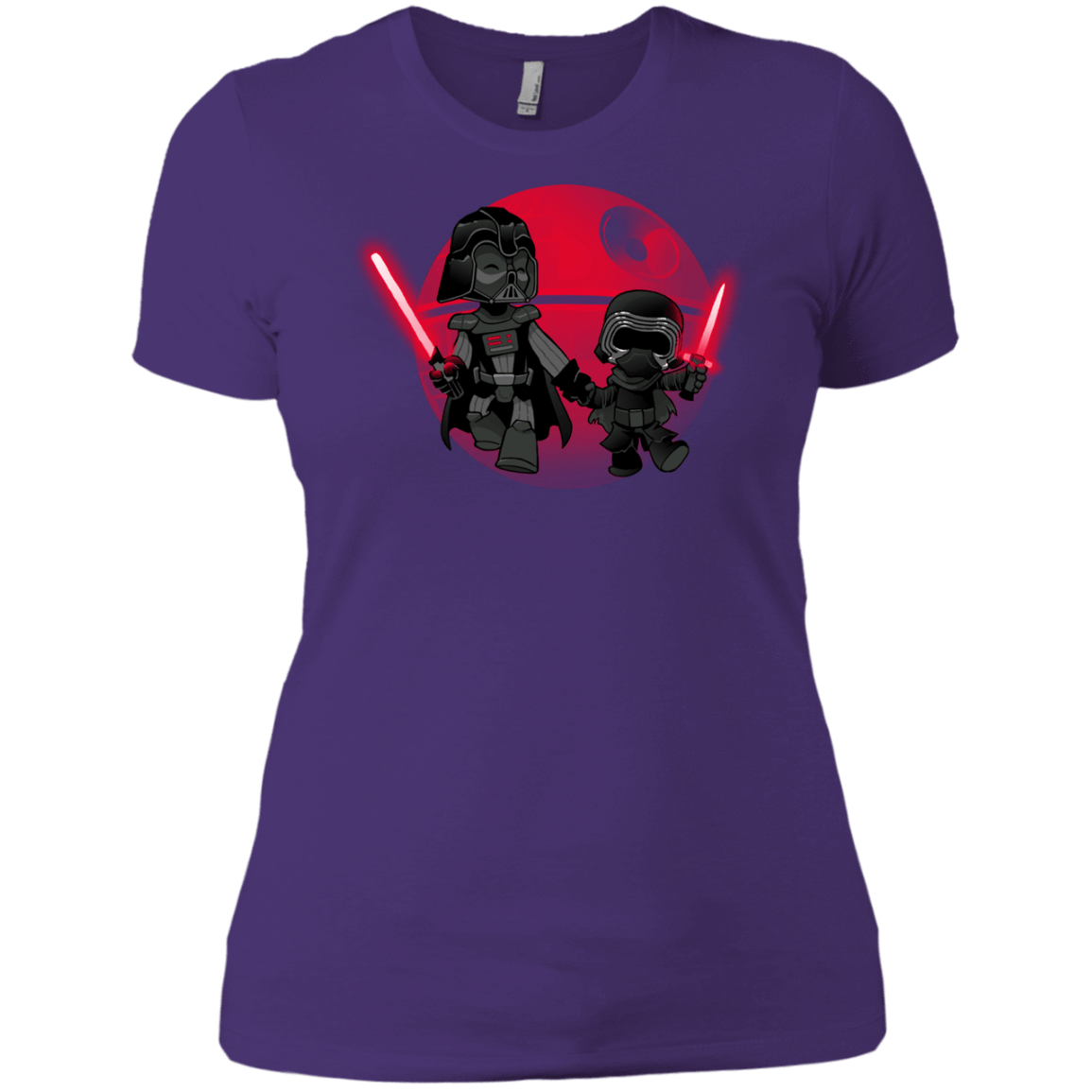 T-Shirts Purple / X-Small Darth Grandpa Women's Premium T-Shirt