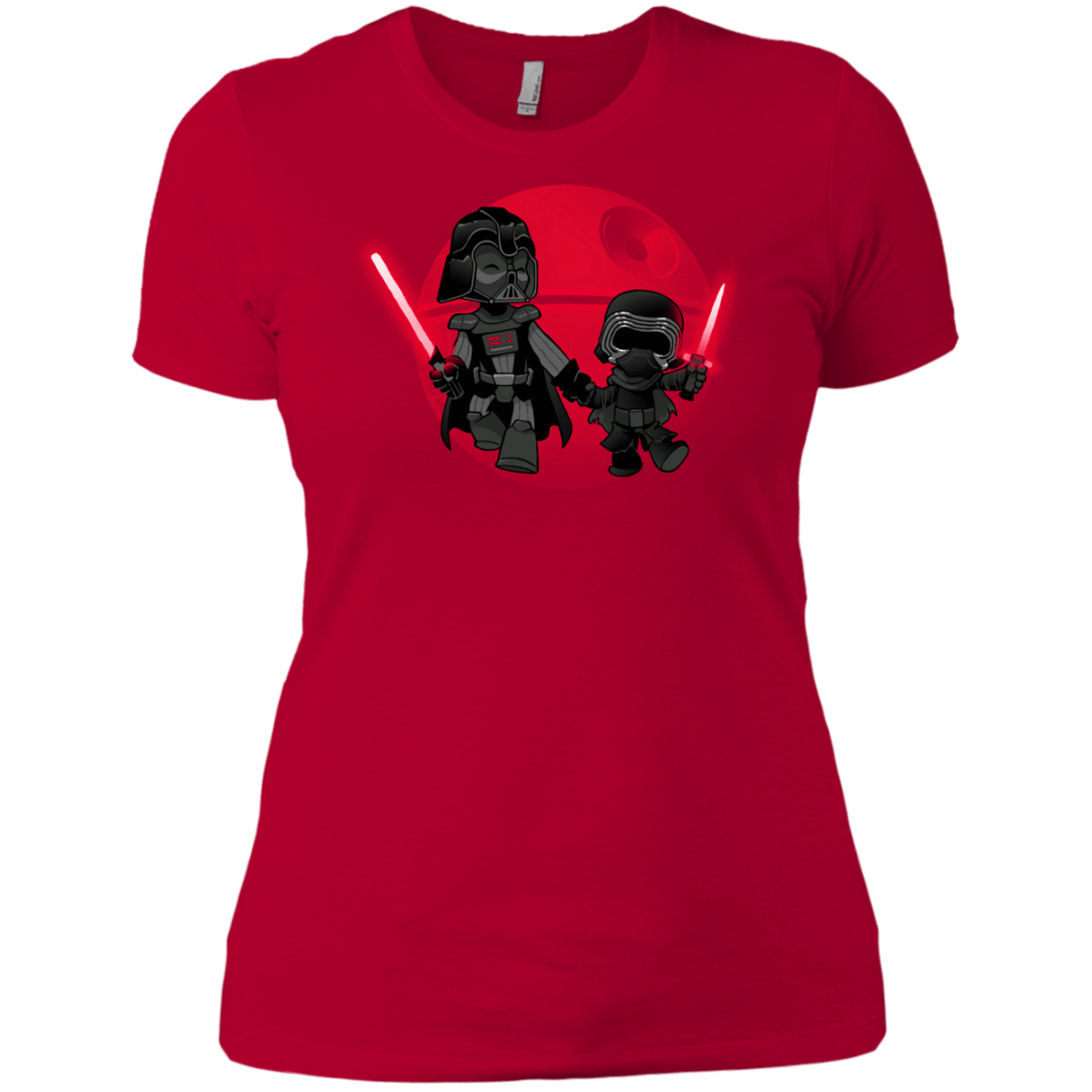 T-Shirts Red / X-Small Darth Grandpa Women's Premium T-Shirt