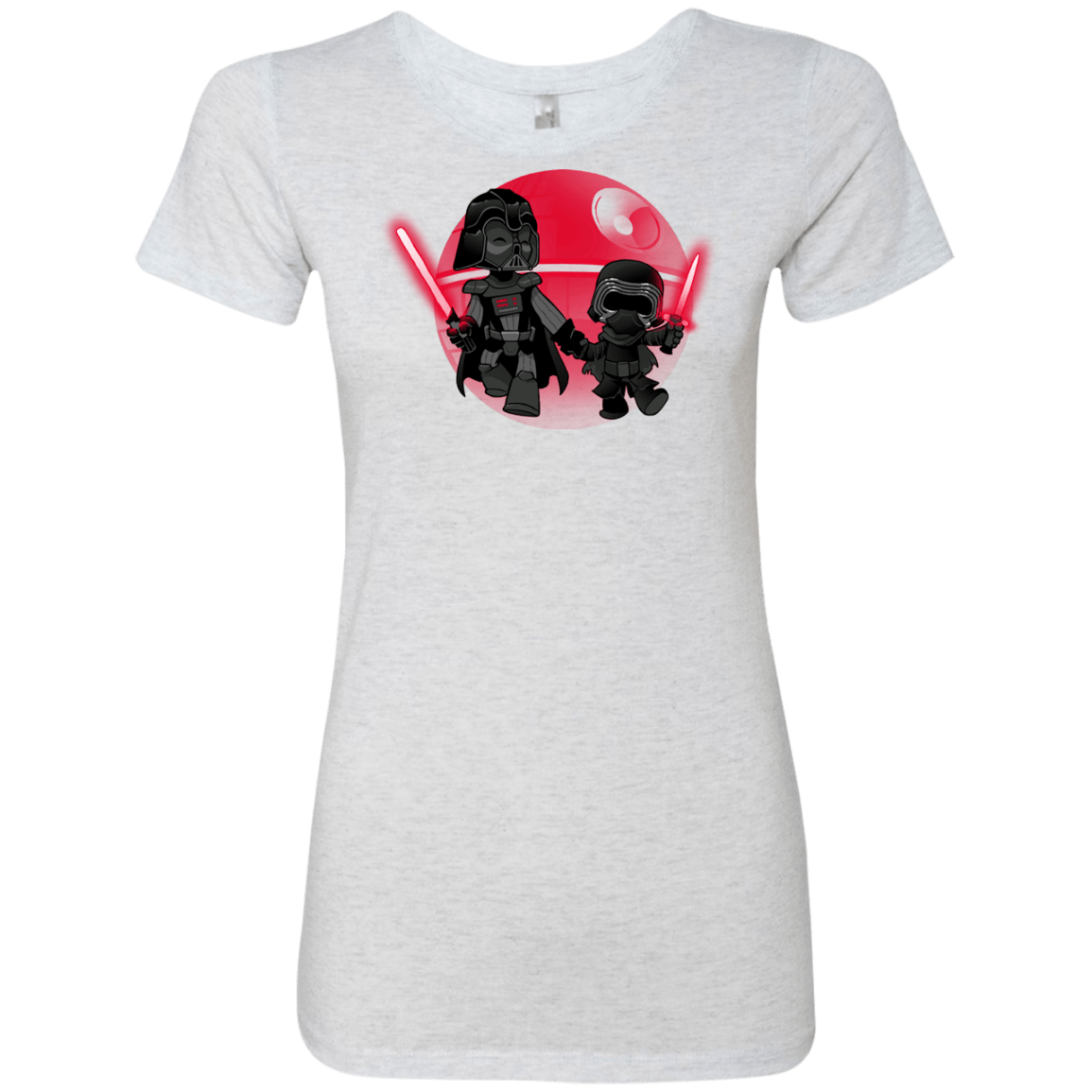 T-Shirts Heather White / Small Darth Grandpa Women's Triblend T-Shirt