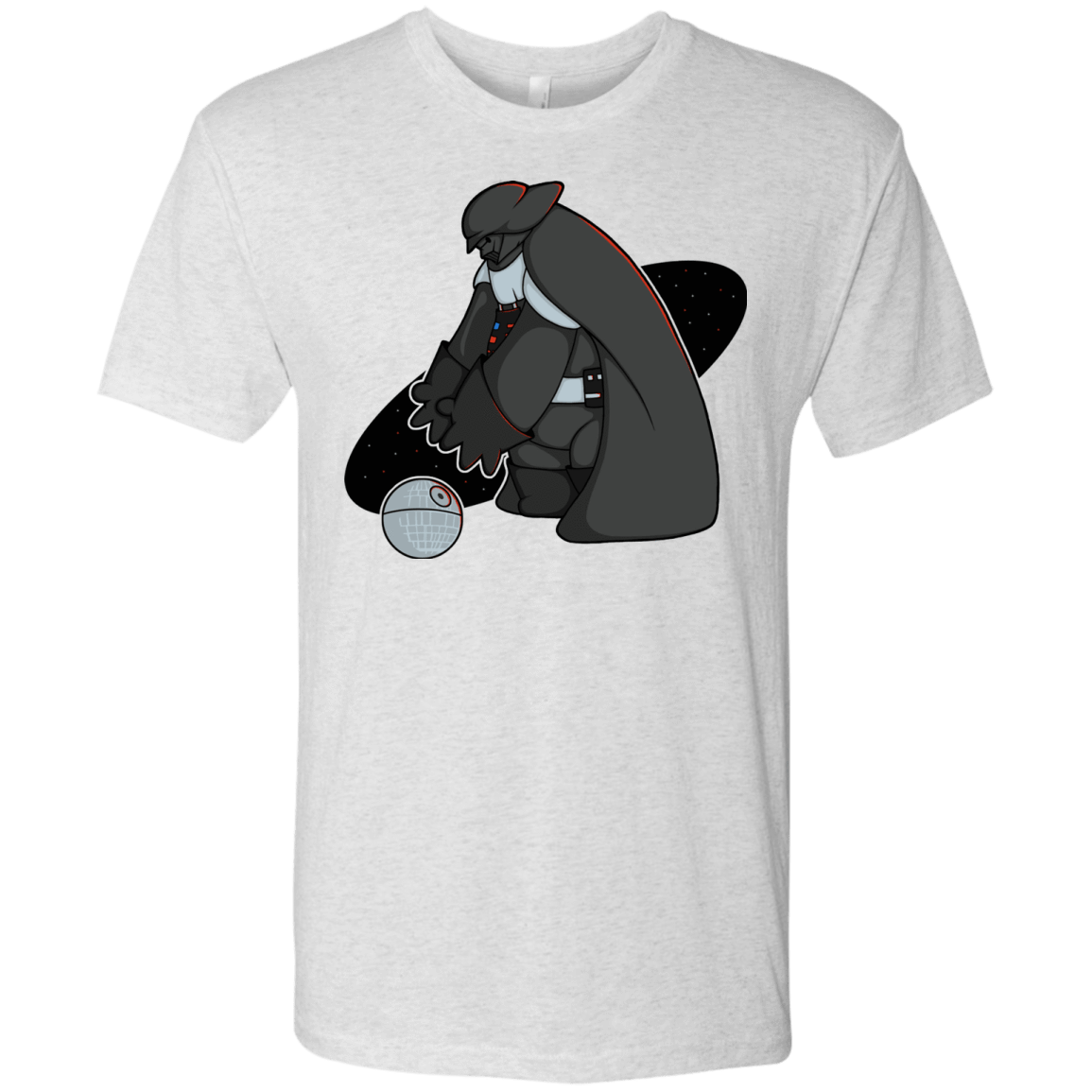 T-Shirts Heather White / Small Darth Hero Sith Men's Triblend T-Shirt