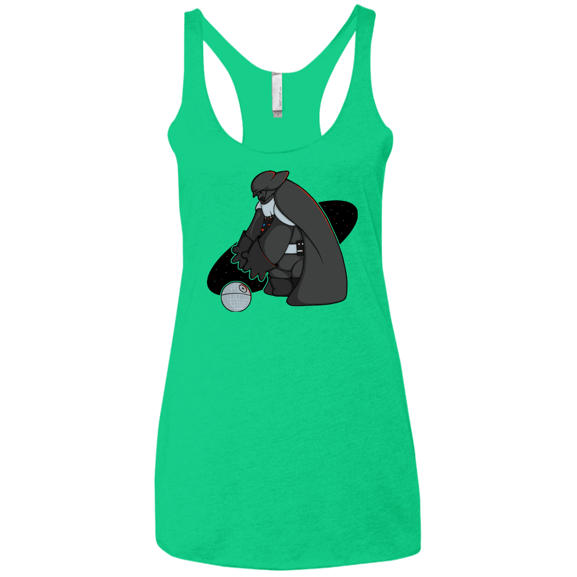 T-Shirts Envy / X-Small Darth Hero Sith Women's Triblend Racerback Tank