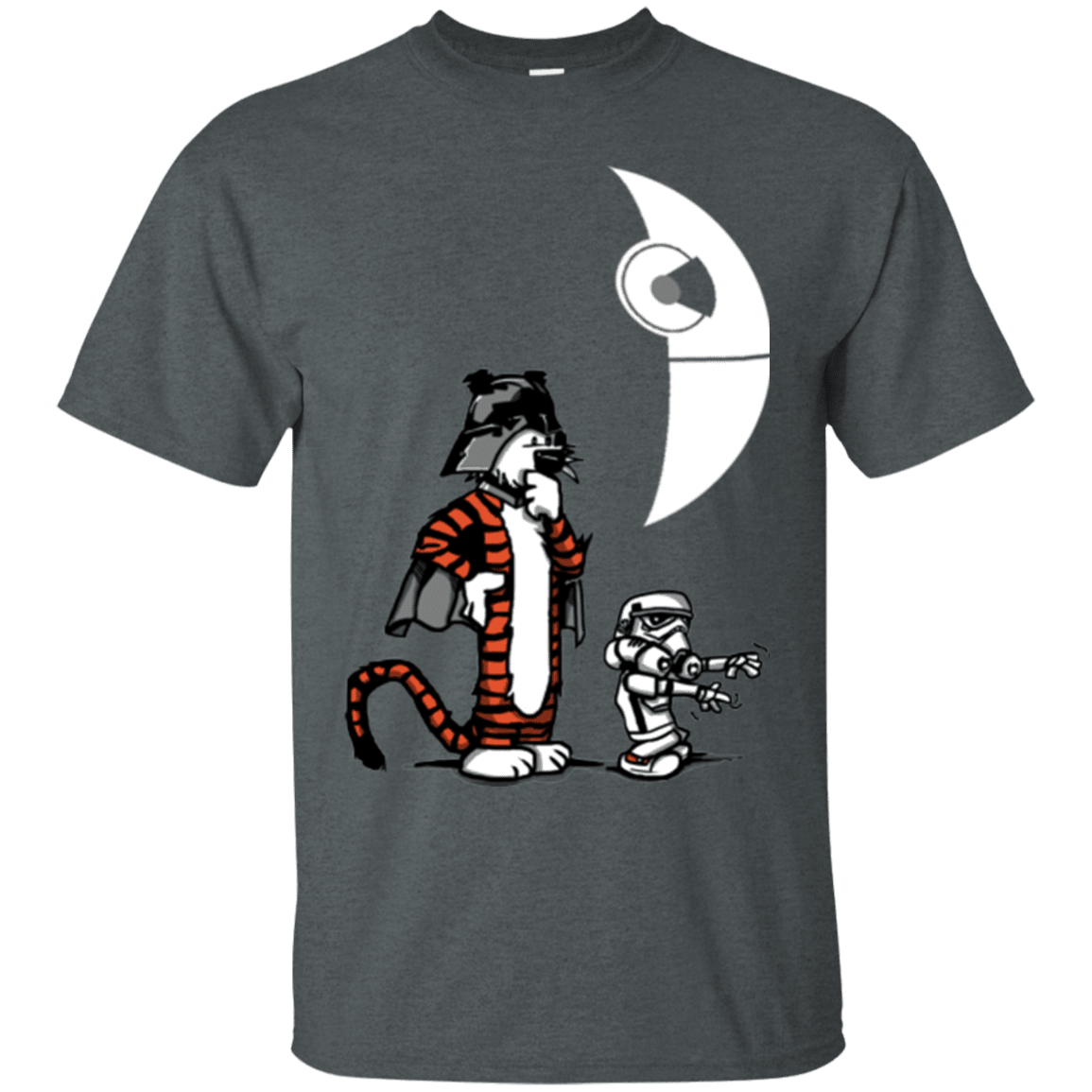 T-Shirts Dark Heather / Small Darth Hobbes & Calvin Trooper T-Shirt