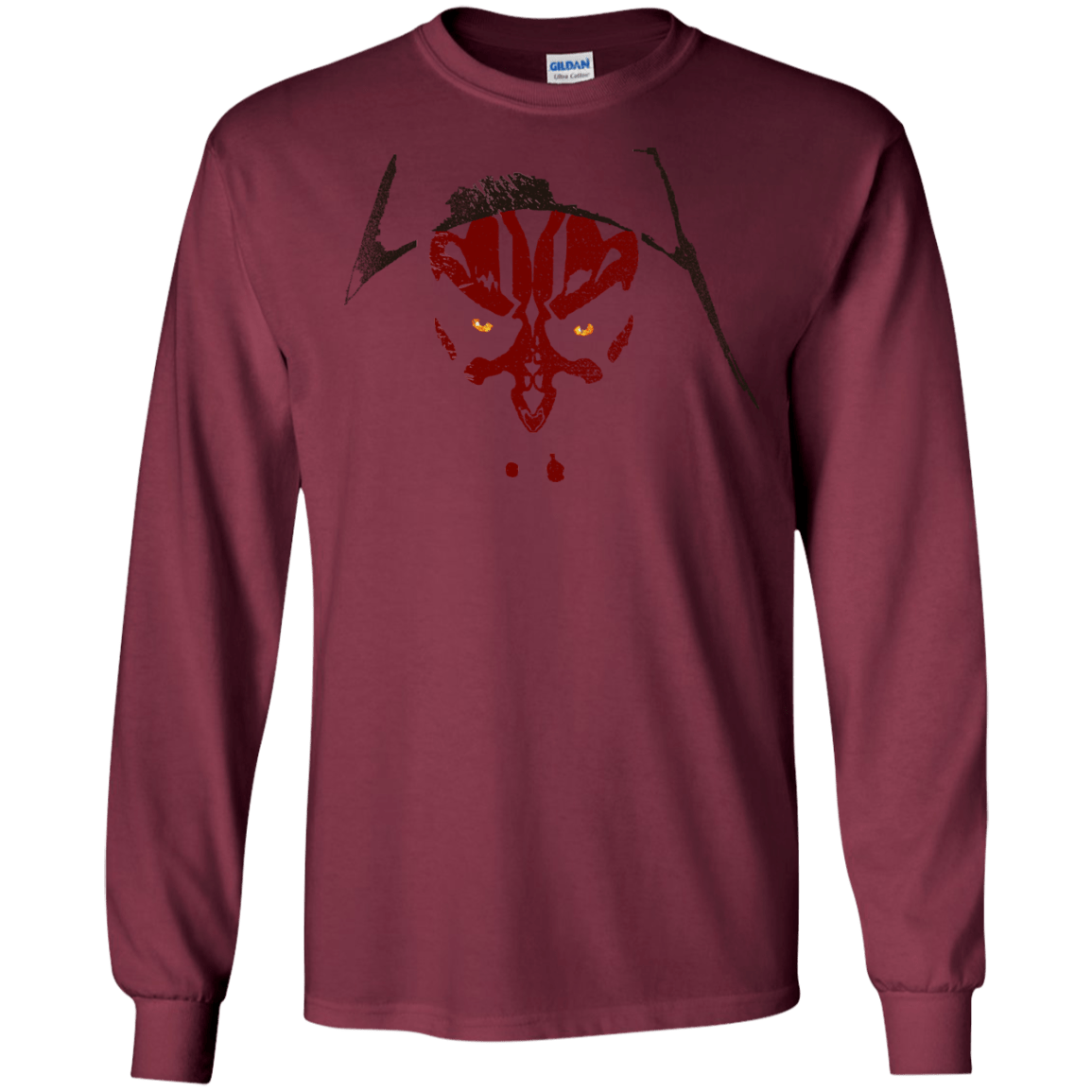 T-Shirts Maroon / S Darth M Men's Long Sleeve T-Shirt
