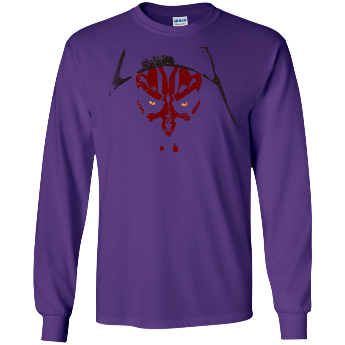 T-Shirts Purple / S Darth M Men's Long Sleeve T-Shirt