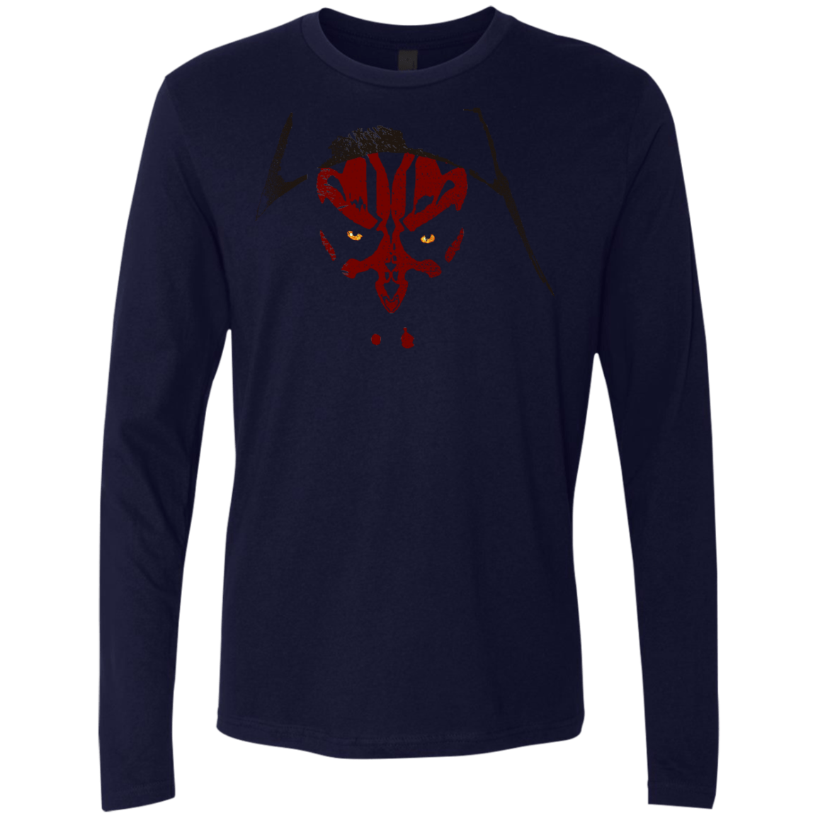 T-Shirts Midnight Navy / S Darth M Men's Premium Long Sleeve