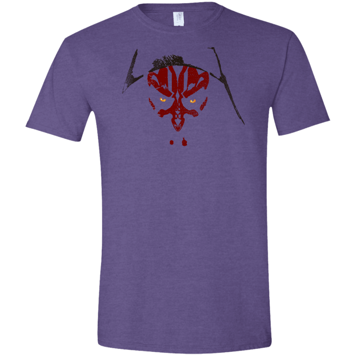 T-Shirts Heather Purple / S Darth M Men's Semi-Fitted Softstyle