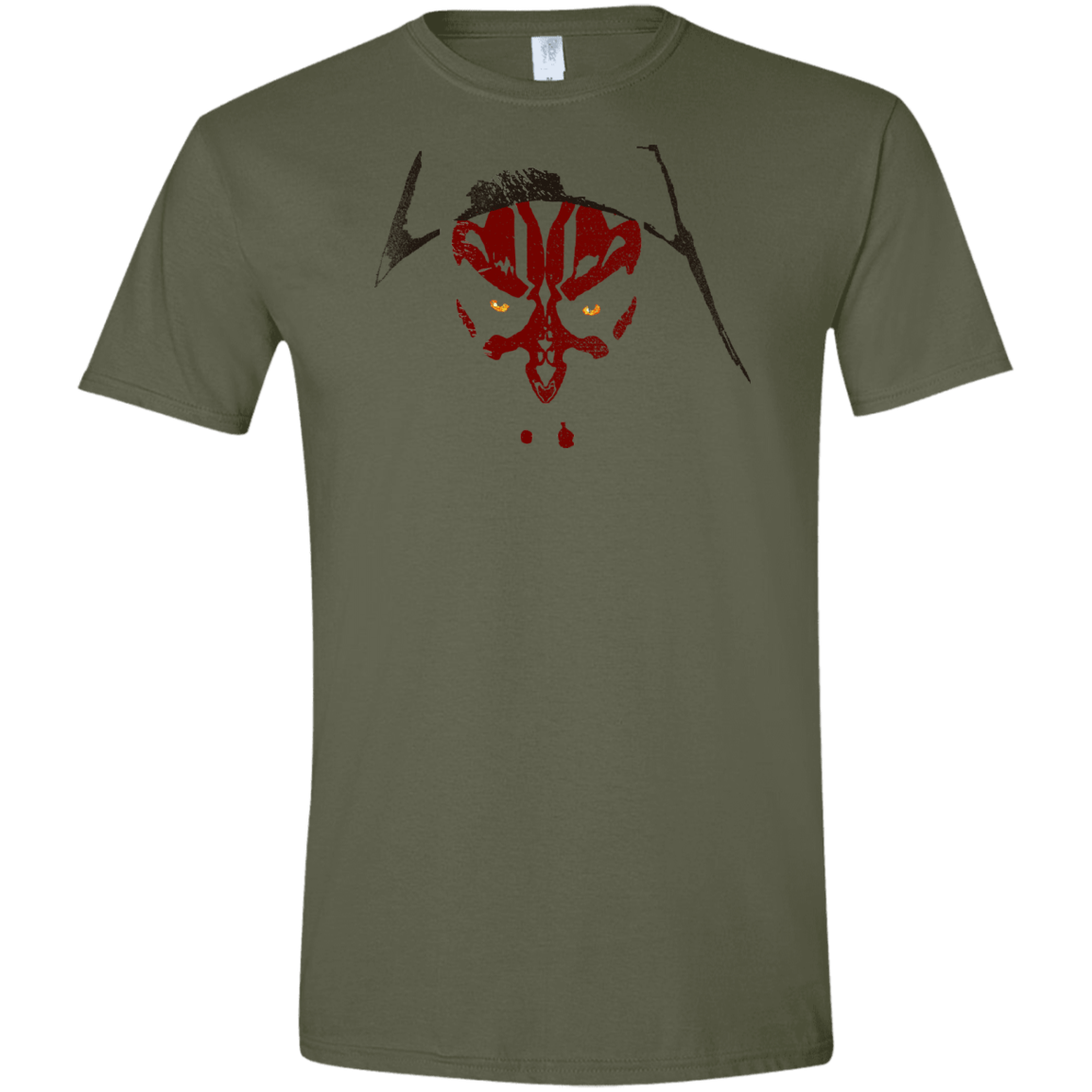 T-Shirts Military Green / S Darth M Men's Semi-Fitted Softstyle