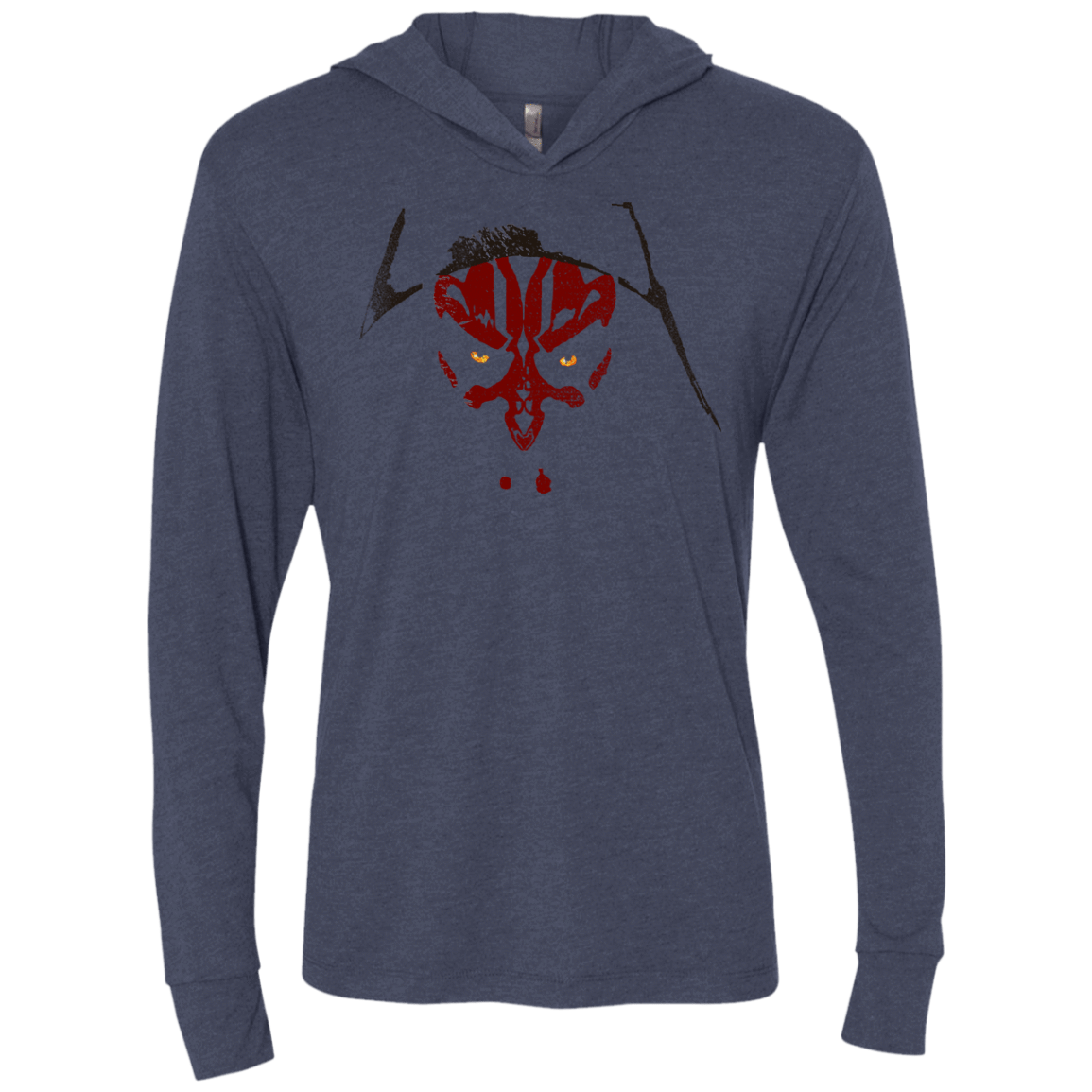 T-Shirts Vintage Navy / X-Small Darth M Triblend Long Sleeve Hoodie Tee