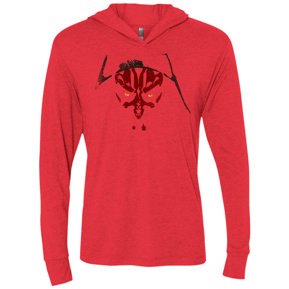 T-Shirts Vintage Red / X-Small Darth M Triblend Long Sleeve Hoodie Tee
